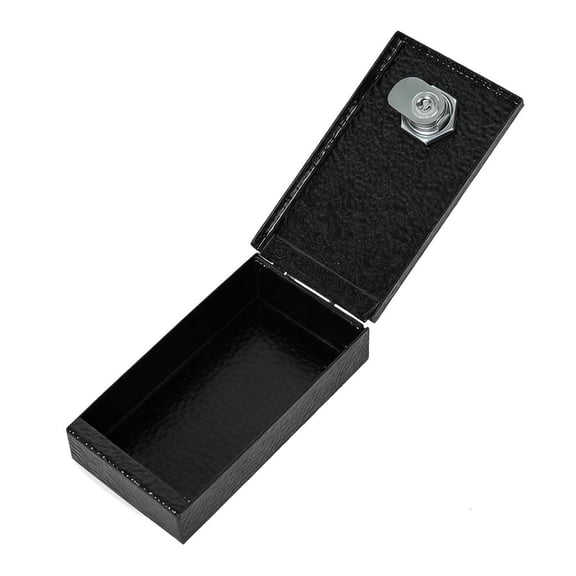 Giaone Portable Metal Security Box for Valuables Pocket Size Lockable Cash Holder