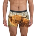 thumbnail image 4 of Wukai Yak Print Men’s Underwear Breathable Boxer Briefs,&nbsp;Moisture Wicking & Breathable-Medium, 4 of 7