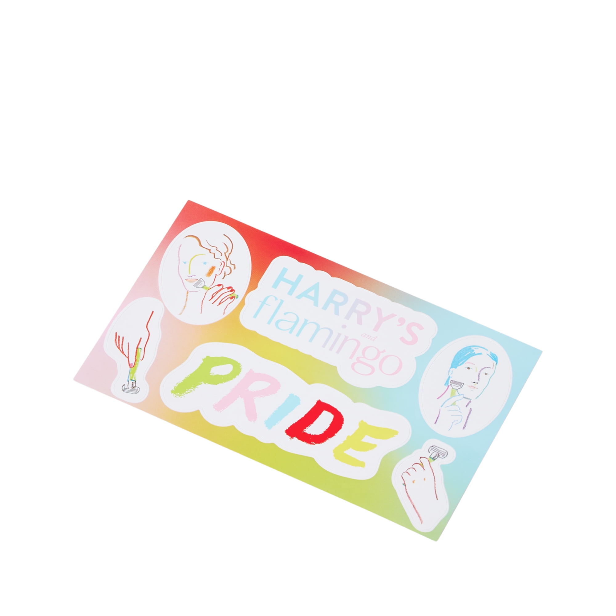 Harry's and Flamingo Pride Face and Body Shaving Razor Set, 4 Piece