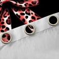 thumbnail image 4 of Castle Fairy Red Ribbon Bow Black Out Curtains,Leopard Curtains Pack of 2 (42x63 Each), 4 of 6