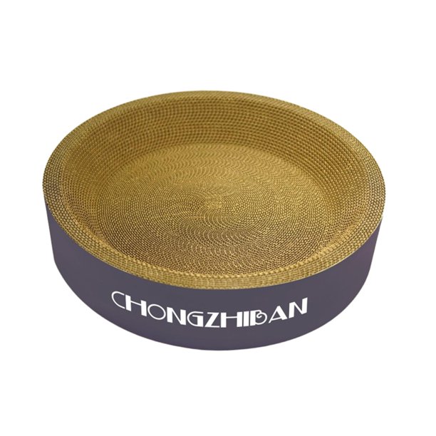 Cama rascadora para gatos, almohadilla rascadora cómoda y transpirable para interiores, antideslizante. Azul marino