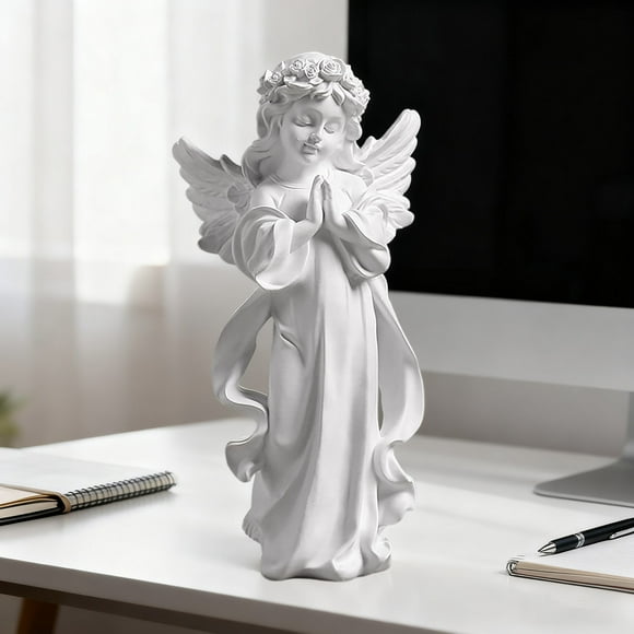 ZZkhGO Décoration de Sculpture pour Fille, Artisanat en Résine pour Salon, Figurine Artistique pour Chambre, Bureau, Décoration de Maison