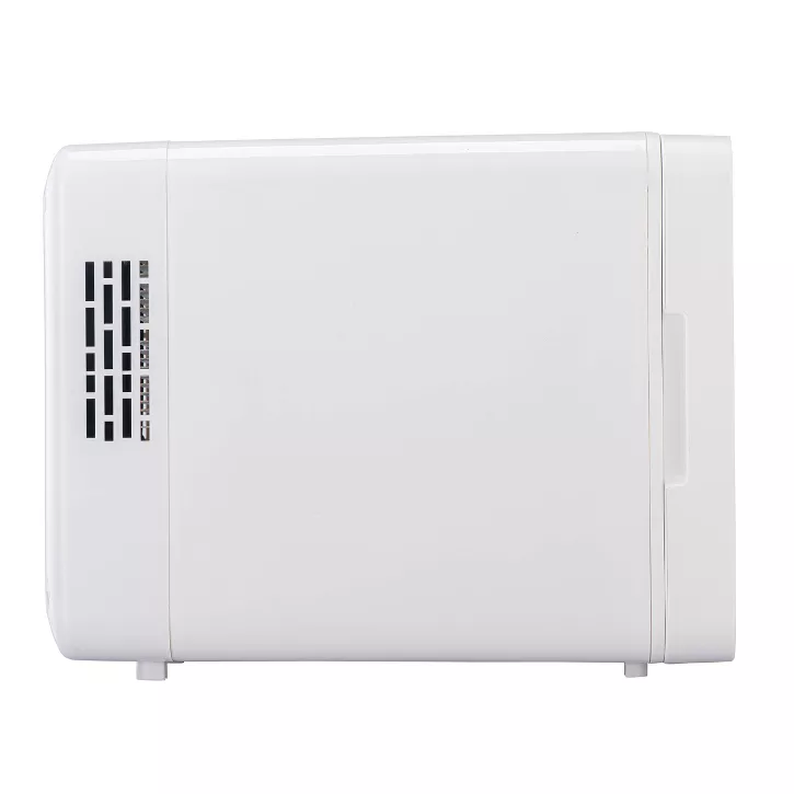 Can Beauty Lighted Mirror Dorm Fridge White