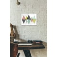 thumbnail image 2 of Epic Art 'Mod Triangles II' by Michael Mullan, Acrylic Glass Wall Art, 12"x16", 2 of 2