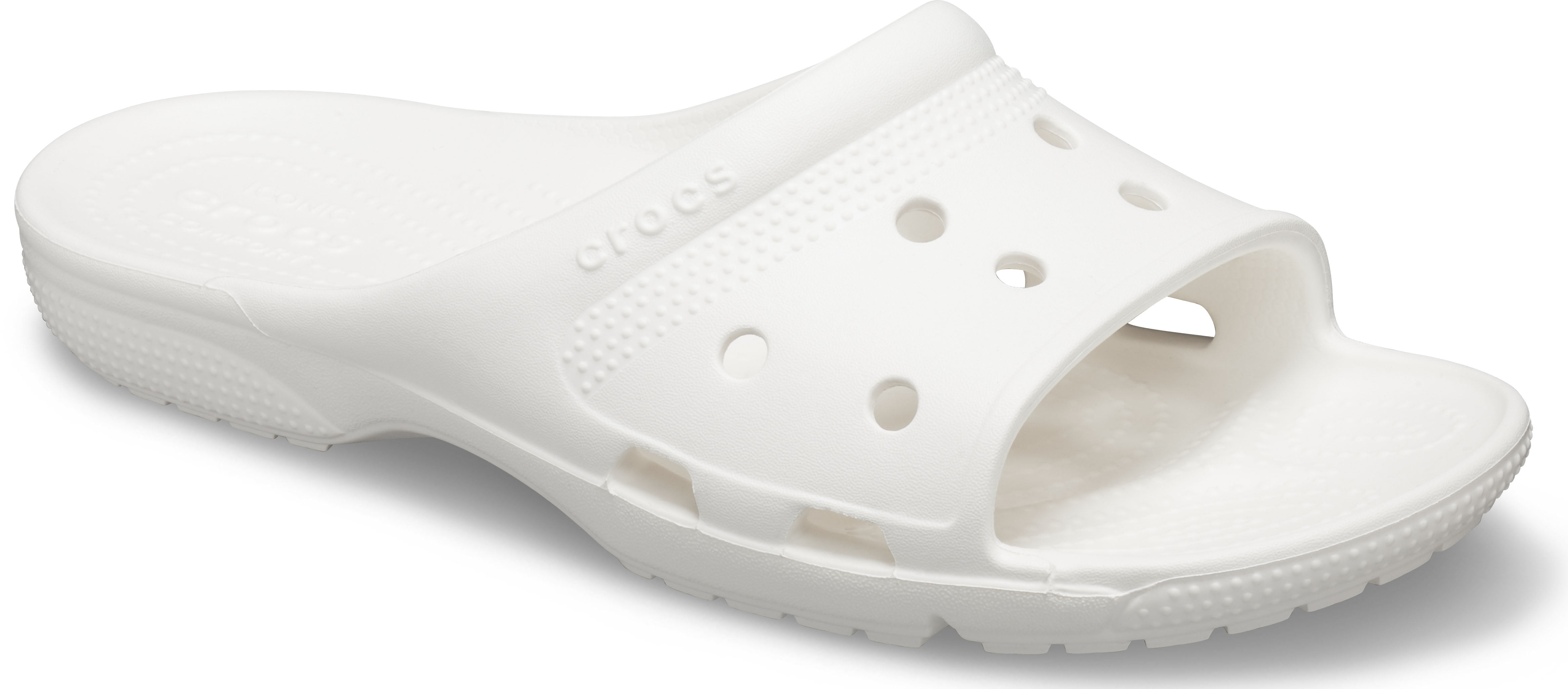 Crocs Unisex Coast Slide Sandals White 