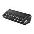 thumbnail image 1 of Solar Car Temporary Parking Card Phone Number Plate Creative Car T6G5 F6W6 K7D2, 1 of 9