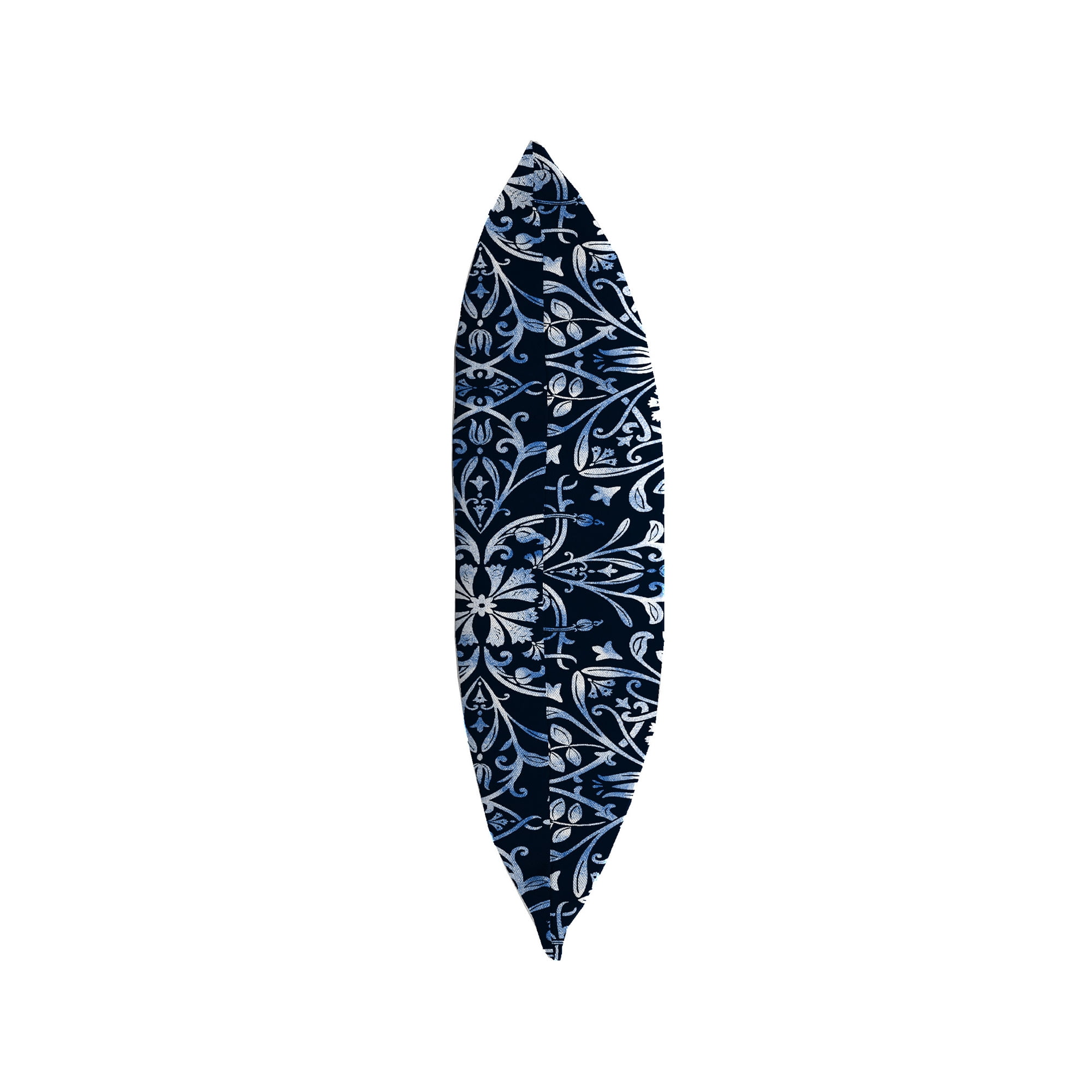 Jordan Manufacturing 16" x 16" Dresden Midnight Navy Damask Square Outdoor Throw Pillow (2 Pack)