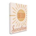 thumbnail image 3 of Stupell Industries Hello Sunshine Bold Calligraphy Sun Rays Shining Canvas Wall Art, 24 x 30, Design by Jalynn Heerdt, 3 of 5