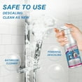 thumbnail image 4 of 2025 New Bathroom Descaler Foam Cleaner Spray, Stubborn Stains Cleaner, All-Purpose Foaming Cleaner, Dissolves Calcium, Lime, And Soap Scum - Fresh Scent, Suitable For Faucets Bathtubs Tiles Glass (1), 4 of 10