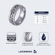 thumbnail image 5 of Anillo Hombre Anti Ansiedad LUCKMAN Acero Inoxidable Modelo Ander plateado 8, 5 of 7