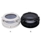 thumbnail image 4 of Sidaley Puerta de ojo de buey de barco Parte de ventanas profesionales Apertura Portlight Ventana de yate redondeada resistente para reemplazar Bombillas para automóviles Negro Sidaley VI014974-02B, 4 of 6