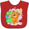thumbnail image 3 of Inktastic 2nd Birthday Teddy Bear Boys or Girls Baby Bib, 3 of 4