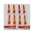 thumbnail image 5 of Aluminum Flanged Hex Head Bolt M5x(0.80mm)x35mm Race Spec Etched Pack x10, 5 of 6