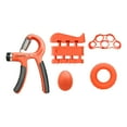 thumbnail image 2 of Grip Strength Trainer Kit (5 Pack), Hand Grip Strengthener Kit, Hand Strengthener & Grip Strength Kit - Hand Exerciser Grip Strengthener Kit, Grip Trainer & Hand Grips for Strength with Carry Bag, 2 of 5