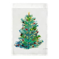Betsy Drake FL905 Christmas Tree Flag - 12.5 x 18 in.