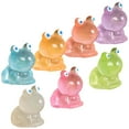 thumbnail image 3 of Cute Frog Desk Decor Made of Resin for Home Office Decoration Assorted Color 7 Pieces, 3 of 8