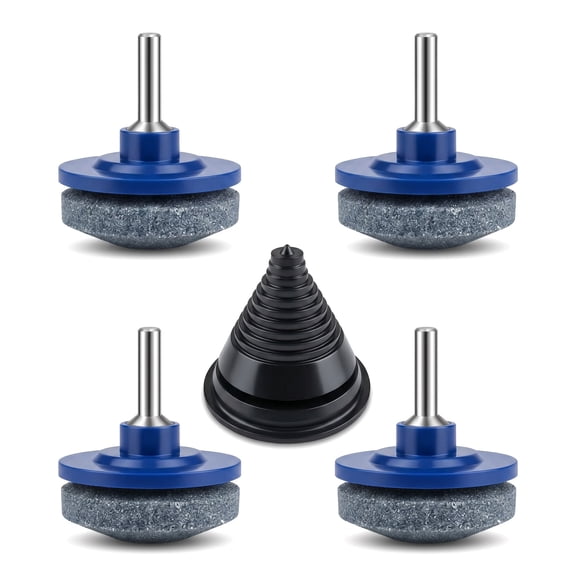 Blade Balancer, Universal Lawn Mower Blade Sharpener Kit, Includes Balancer, Lawn Mower Blade Sharpener Tool - 1set (5pcs)