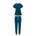 thumbnail image 2 of Conjunto de uniformes Yinane para enfermera Azul profundo L, 2 of 8