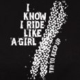 thumbnail image 3 of CafePress - I Ride Like A Girl Women's Dark T Shirt - Women's Traditional Fit Dark T-Shirt, 3 of 4