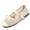 Beige, variant on CHICVOMEY Women’s Mesh Mary Jane Ballet Flats Bow Knot Square Toe Soft Sole Shoes Breathable Slip On Flats with Adjustable Buckle Strap for Casual Office Summer Daily Wear