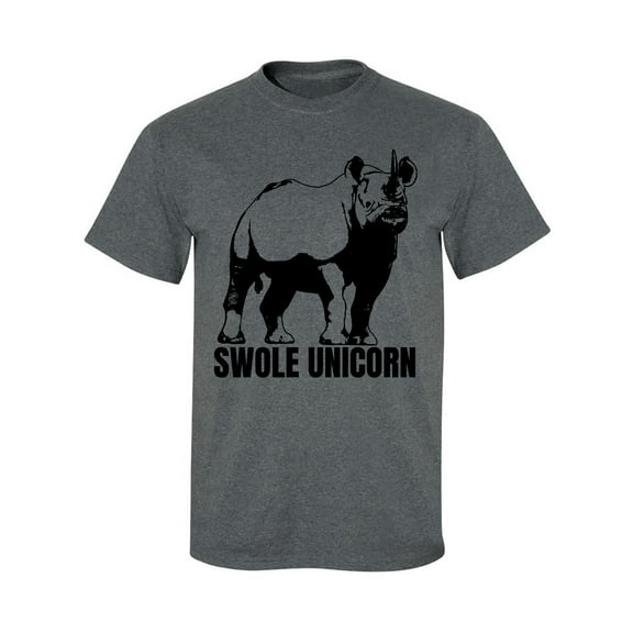 Swole Unicorn (Rhino) Adult Short Sleeve T-shirt