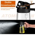thumbnail image 2 of Dispensador de Aceite de Cocina, 2 en 1 Aceiteras de Cocina, Dispensador de Aceite de Oliva, Pulverizador de Aceite para Freidora de Aire, Ensalada, Freír (Negro), 2 of 4
