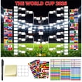 thumbnail image 1 of Póster del calendario del Mundial 2026 DEERCOOKIE 85 x 60 cm, 1 of 7