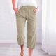 thumbnail image 1 of WILLBEST Pantalones elegantes de Gasa Plisada con Pierna Ancha y Cintura Alta para Mujer, Falda de Nueve Puntos, para Uso Informal. Mediana, 1 of 3