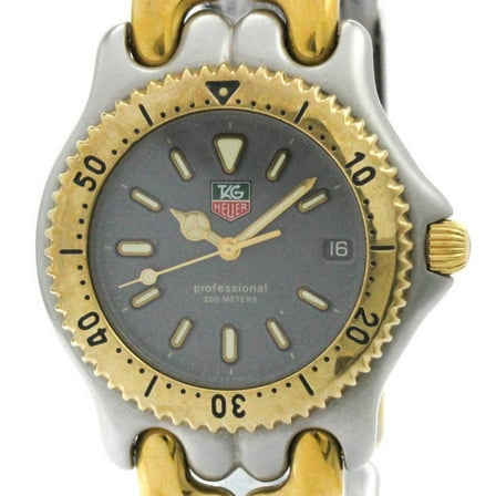 Pre-Owned Polished TAG HEUER Sel 200M Gold Plated Steel Quartz Mens Watch S95.206... (Good)