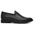 thumbnail image 3 of CMR CHAMARIPA Slip-On Elevator Formal Shoes - Black Cowhide Leather Height Increasing Shoes For Men 1.95 Inches / 5 CM, 3 of 10
