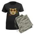 thumbnail image 5 of CafePress - Owls Autumn Song Pajamas - Women's Short Sleeve Print T-Shirt and Pants Dark Cotton Pajama Set, 5 of 7