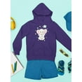 thumbnail image 3 of Elephant With Star Balloon Hoodie Juniors -Image by Shutterstock,  Medium, 3 of 4