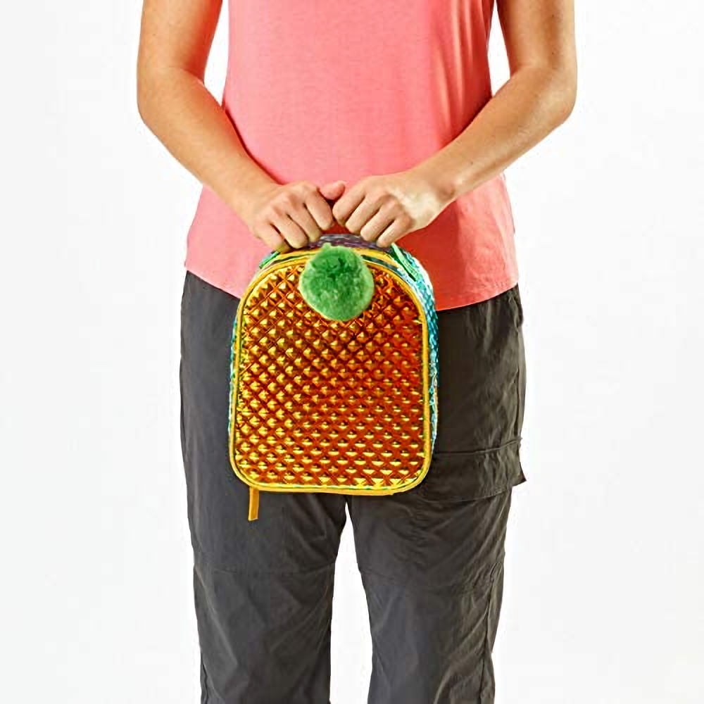 Fit+Fresh Insulated Lunch Box for Kids, Lunch Box for Girls, Lunch Box for Boys, Novelty Pineapple