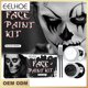 thumbnail image 3 of Halloween Cosplay Makeup Black + White Face Body Paint Special Effects Makeup Kit Dress Up Adult Non-Toxic- Face Paint Kit Full Coverage Face Paint (Buy 2 get 1 free), 3 of 9