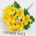 thumbnail image 6 of Clearance Under $3 Artificial Flower Bouquet Faux Flower Bundle For Living Room Vase Filler,Abs Yellow (1Pc), 6 of 9