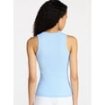 thumbnail image 3 of No Boundaries Ribbed High Neck Tank Top, Women's XXS-XXL, 3 of 5