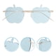 thumbnail image 4 of 1 par de gafas de sol de moda sin montura para fiestas, gafas con forma de manzana, gafas para mujeres y hombres, 4 of 5