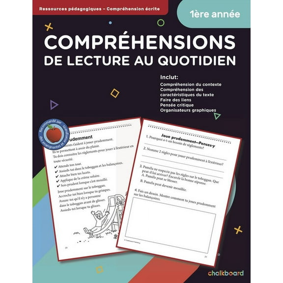 Daily Reading Comprehension Canadian French Daily Reading Comprehension Grade 1, (Paperback)