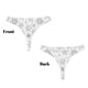 thumbnail image 3 of Balery Snowflake Minimalist Tangas de Algodón para Mujer con Estampado – Ropa Interior Sexy, Transpirable, G-string-4X-Large, 3 of 6