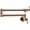 Rose Gold, variant on Wall Mounted Chrome/Black Kitchen Faucet Single Cold Wall Faucets 360 Degree Swivel Folding Water Tap Single Handle with Aerator Black