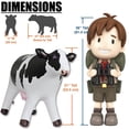 thumbnail image 2 of Juguete inflable para vacas Jet Creations, 37 cm, blanco como la leche, 1 unidad, 2 of 6