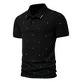 thumbnail image 4 of Akiihool Mens Polo Shirts Short Sleeve Mens Golf Polo Shirts Classic Short Sleeve T Shirt (Black,XL), 4 of 5