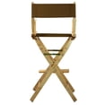 thumbnail image 6 of "30" Director's Chair Natural Frame-Brown Canvas", 6 of 11