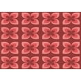 thumbnail image 1 of Ahgly Company Tapis d'Intérieur Rectangulaires Transitionnels Rouges Lavables à la Machine, 8 Pieds x 10 Pieds, 1 of 7