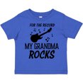 thumbnail image 3 of Inktastic For the Record My Grandma Rocks Boys or Girls Toddler T-Shirt, 3 of 5