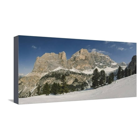 Hidden Valley Ski Area, Lagazuoi, UNESCO World Heritage Site, Dolomites, South Tyrol, Italy, Europe Stretched Canvas Print Wall Art By Mark