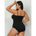 thumbnail image 3 of MANIFIQUE Plus Size Strapless Bodysuit for Women Tummy Control Shapewear Seamless Faja Body Shaper with Removable Straps, 3 of 7