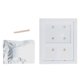 thumbnail image 4 of Kit de huellas de bebé DIY, marco de fotos para guardería, marco de recuerdo para regalo ideal Blanco, 4 of 9