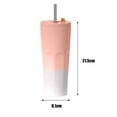 thumbnail image 6 of sunsanly 700ml Insulated Coffee Cup with 3-in-1 Lid Stainless Steel Thermal Tumbler for Hot Cold Drinks Leak-proof Travel Mug with Straw Wide Mouth Water Bottle, 6 of 8