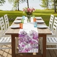 thumbnail image 4 of Table Runners 90 Inches Long Dress Scarves, Spring Floral Farmhouse Coffee/Dining/Kitchen Table Runner for Living Room, Pink Onion Dandelion Flowers Botanical 13x90 Inch, 4 of 9